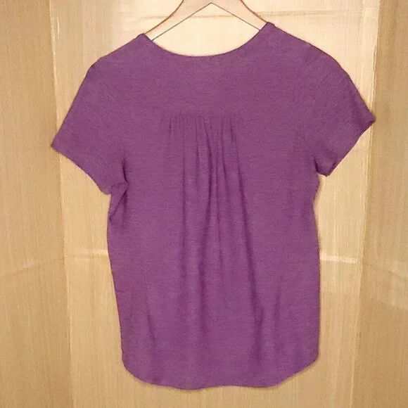 Duluth Trading Company Womens Purple Athletic Top Large - Picture 2 of 5
